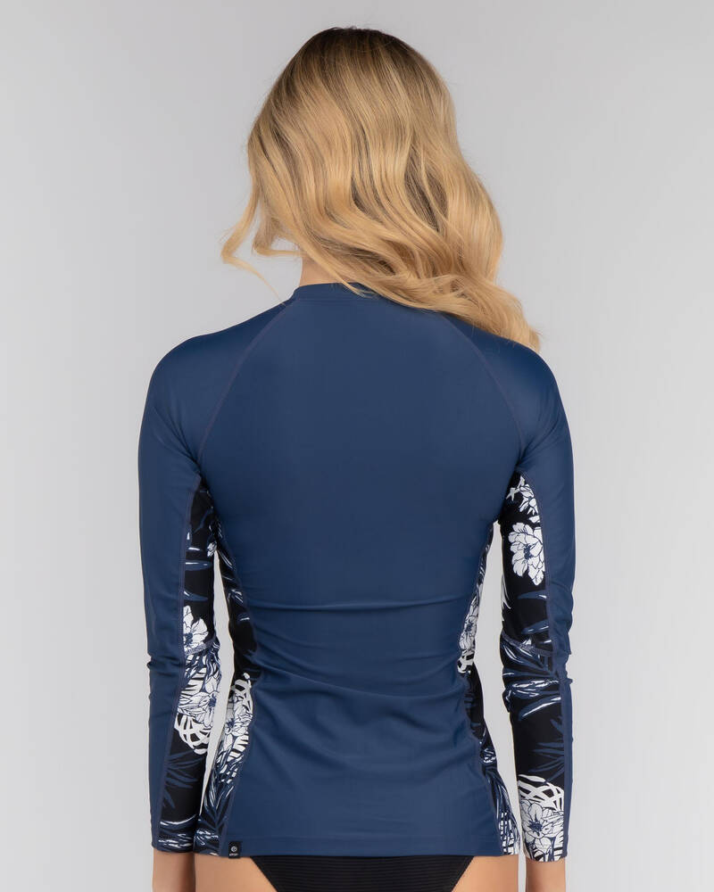Rip Curl Hacienda Long Sleeve Rash Vest for Womens