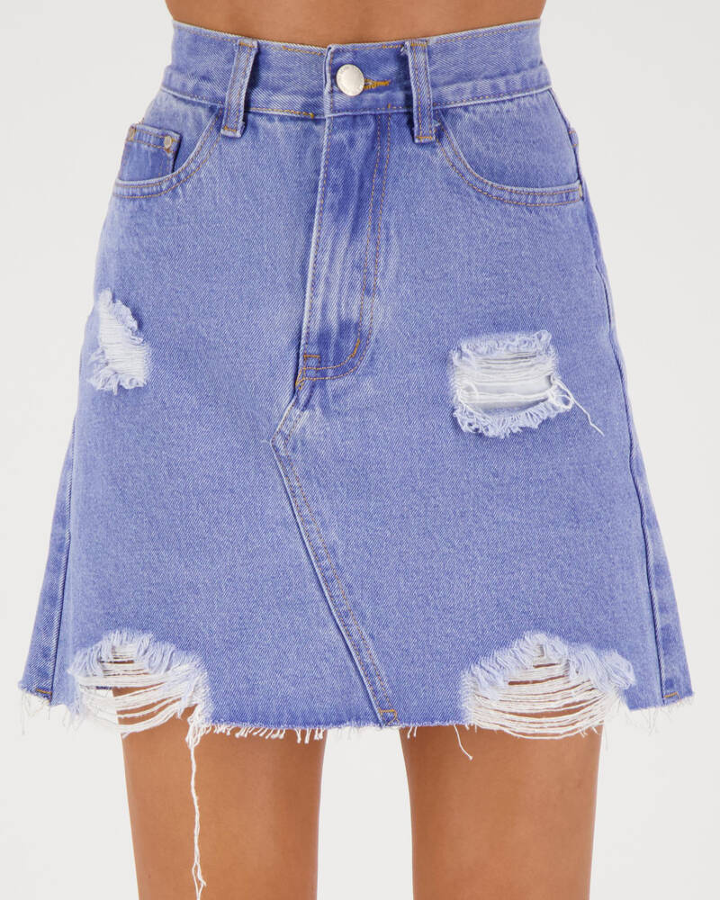 Country Denim Payton Skirt for Womens
