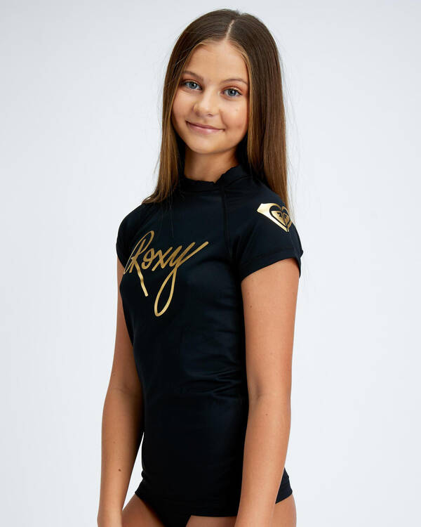 Roxy Girl's Kind Hearted Short Sleeve Rashvest for Womens