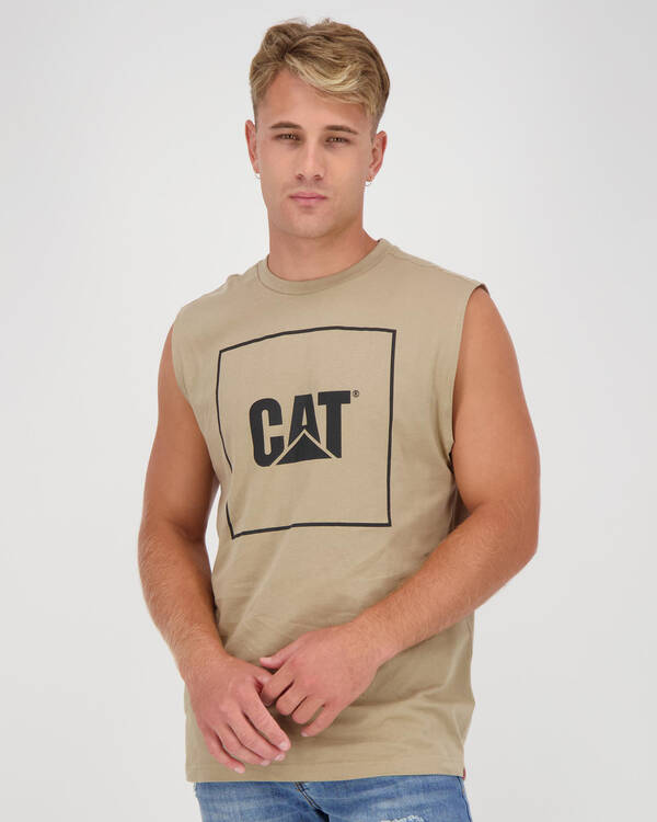 Cat Logo Muscle Tank for Mens
