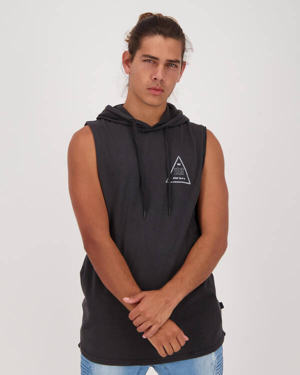 Silent Theory Chain Hooded Muscle Tank for Mens