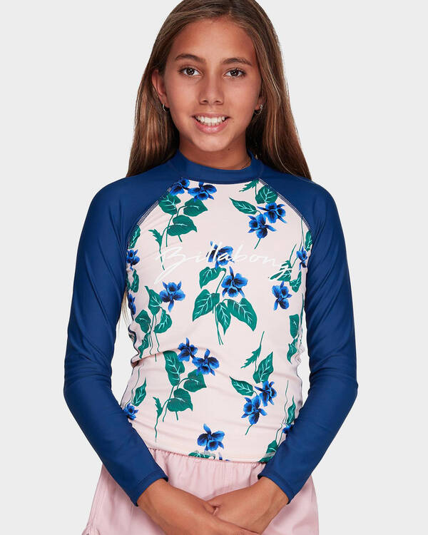 Billabong Girls Morning Light Long Sleeve Rash Vest for Womens