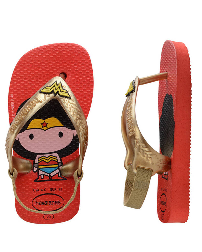 Havaianas Toddlers' Herois Wonder Woman Thongs for Womens