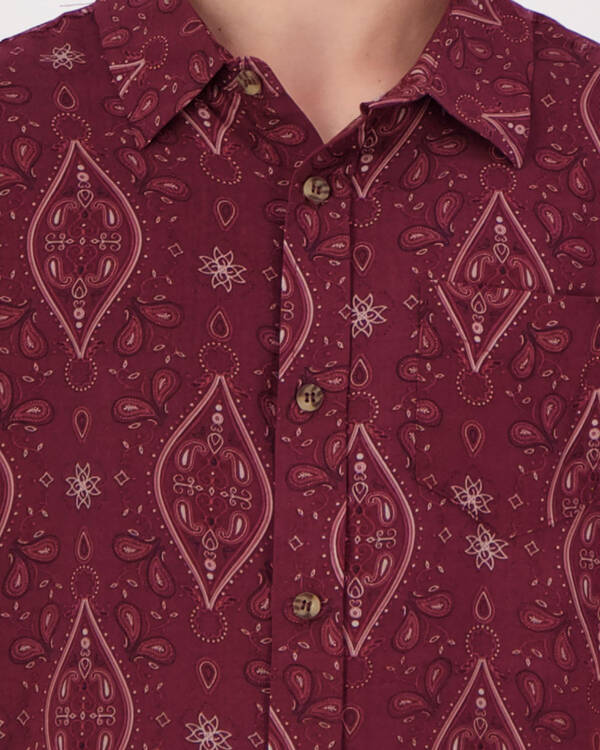 Lucid Boys Paisley Short Sleeve for Mens