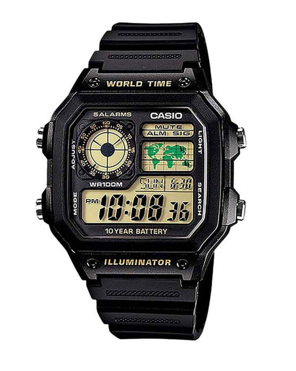 Casio AE-1200WH-1B Watch for Mens
