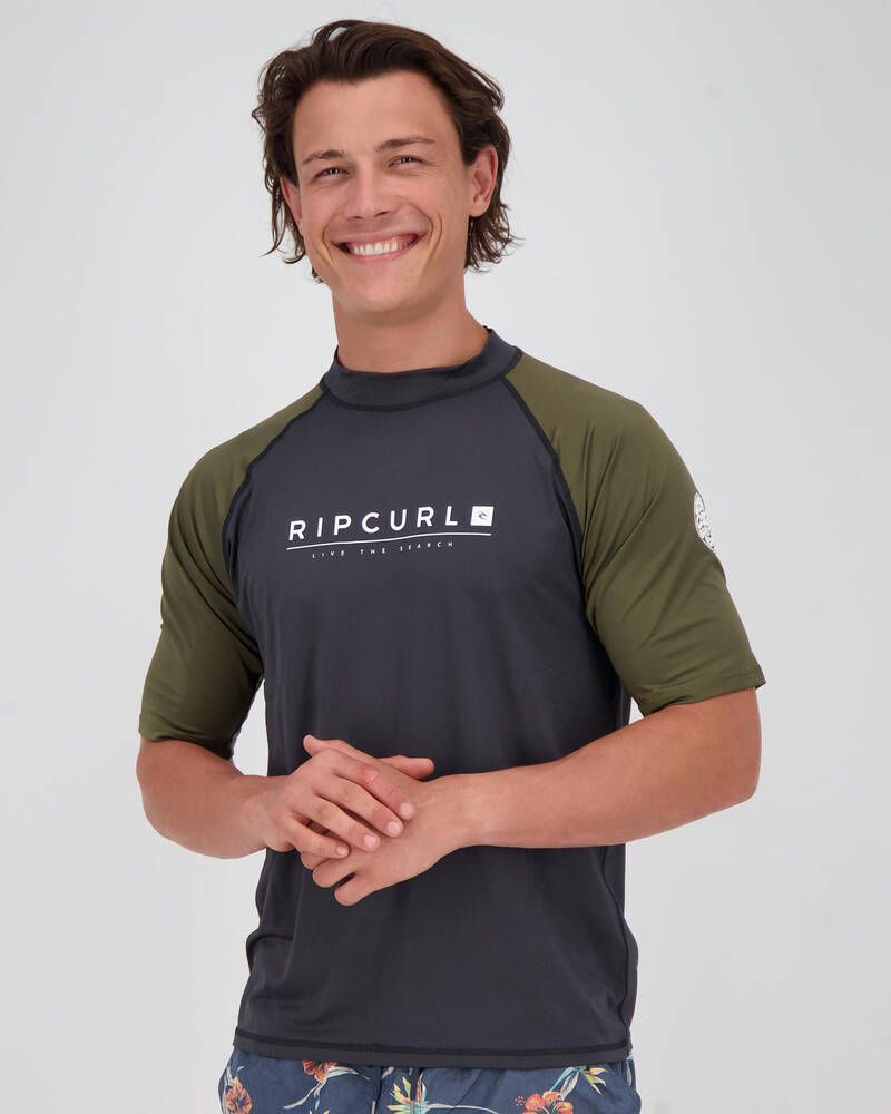 Rip Curl Shockwave Rash Vest for Mens