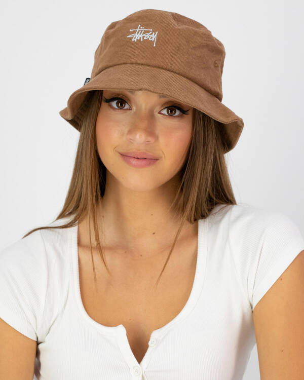 Stussy Graffiti Cord Bucket Hat for Womens