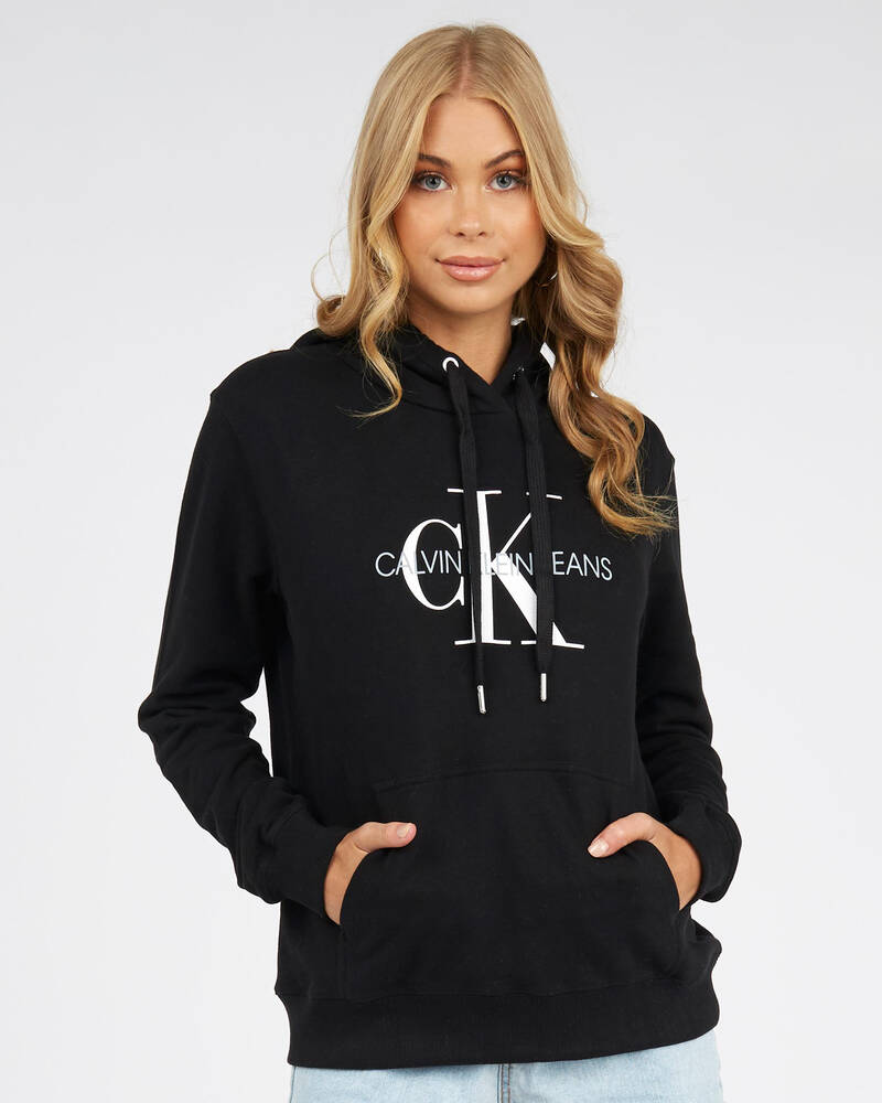 Calvin Klein Jeans Monogram Relaxed Hoodie for Womens