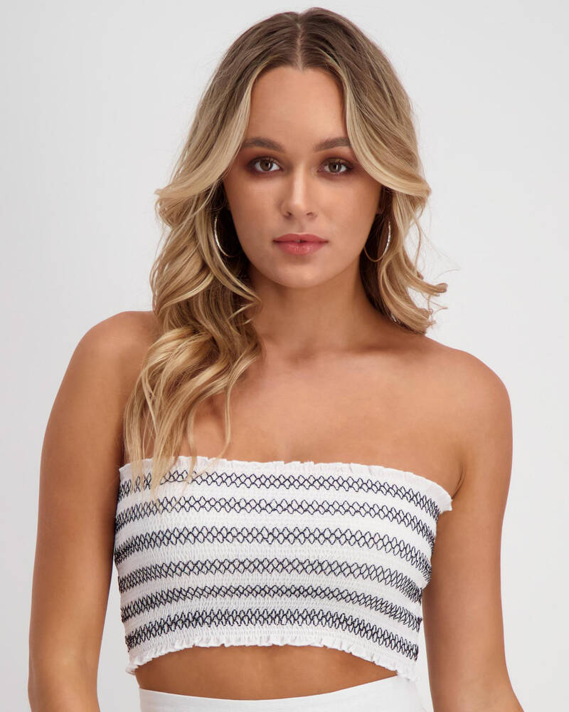 Mooloola Ultra Shirred Tube Top for Womens
