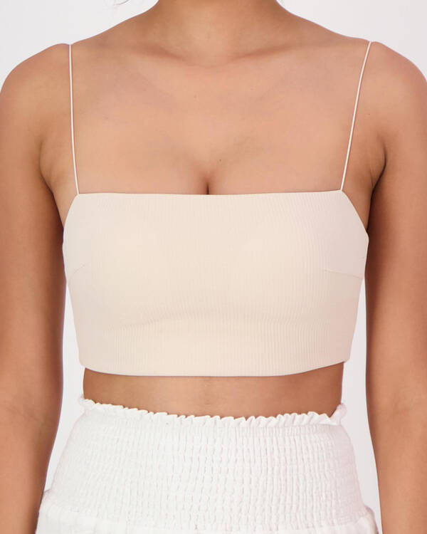 Mooloola Ashlee Rib Crop Top for Womens
