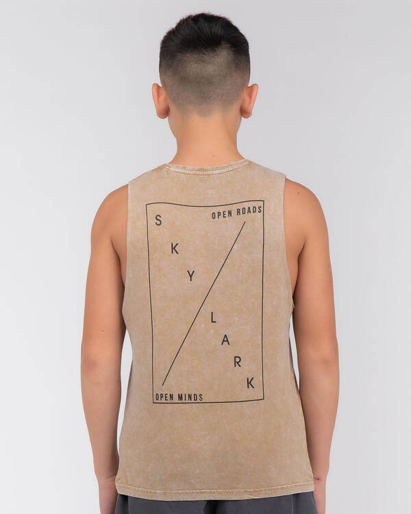 Skylark Boys' Angle Muscle Tank for Mens
