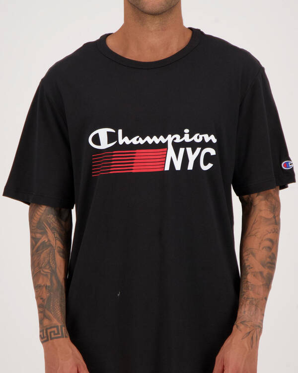 Champion Tape Jersey T-Shirt for Mens