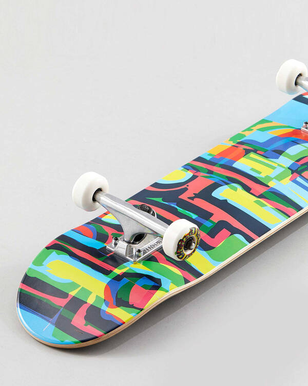 Blind Logo Glitch Complete Skateboard for Unisex