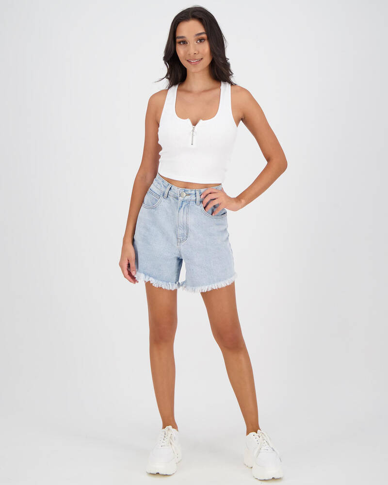 Mooloola Perez Zip Tank Top for Womens