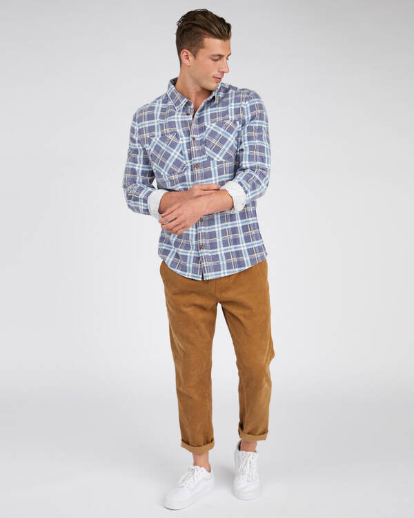 Nena & Pasadena Charge Casual Long Sleeve Shirt for Mens