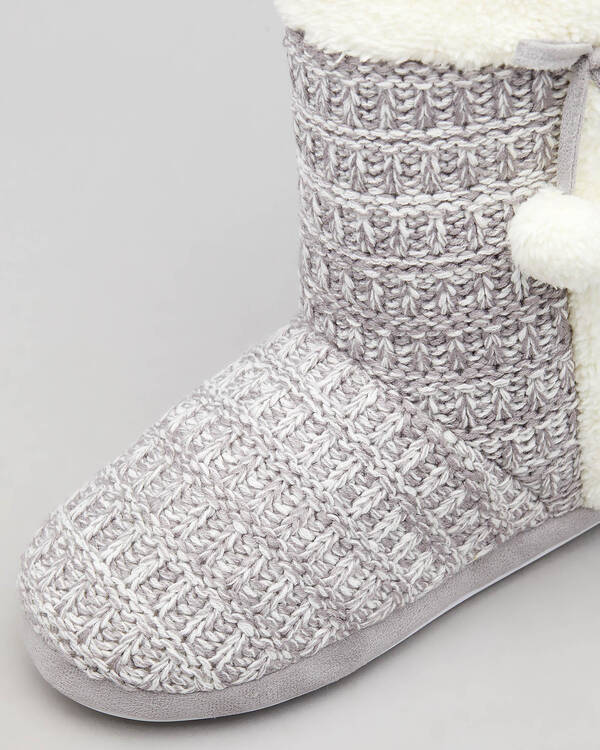 Sleepy Squirrel Holly Slipper Boots for Womens