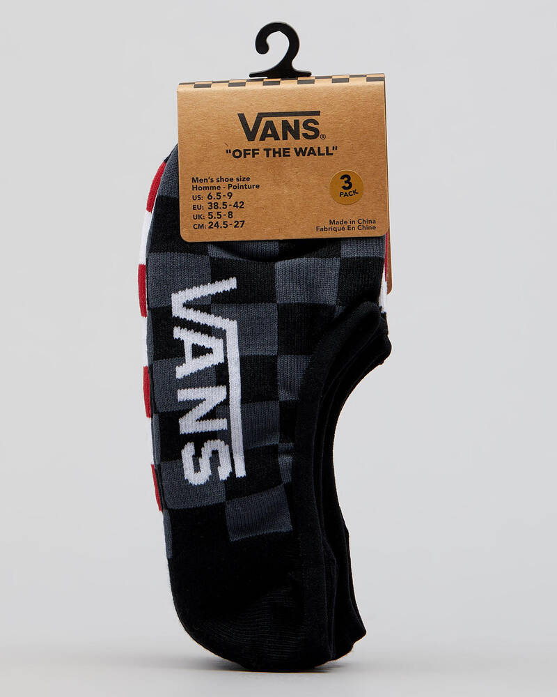 Vans Womens Super No Shows Sock Pack for Womens
