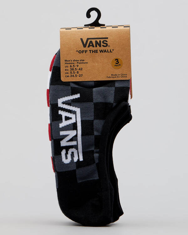 Vans Womens Super No Shows Sock Pack for Womens
