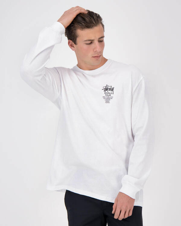 Stussy Tour Long Sleeve T-Shirt for Mens