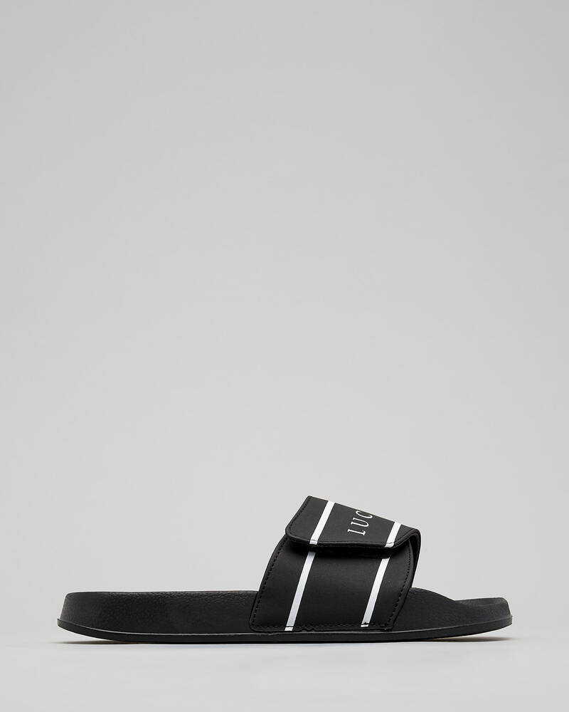 Lucid Adjustable Geomet Slides for Mens
