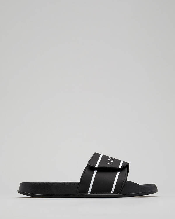 Lucid Adjustable Geomet Slides for Mens