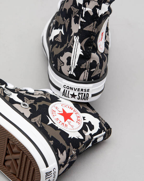 Converse Kids' Shark Bite High Top Shoes for Mens