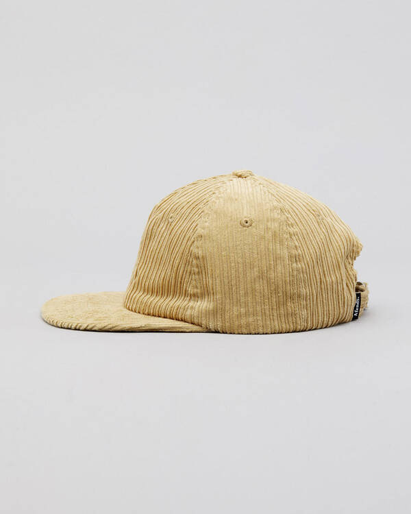 Afends Killer Wale Corduroy Snapback Cap for Mens