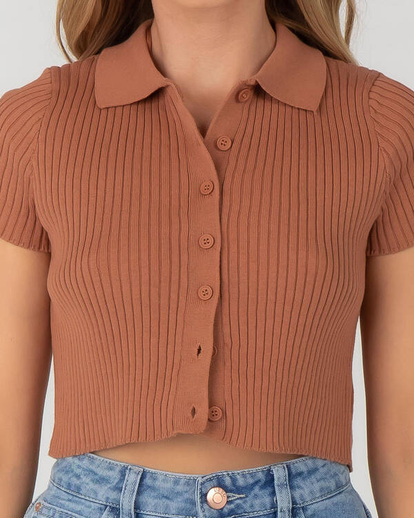 Into Fashions Right On Knit Top for Womens