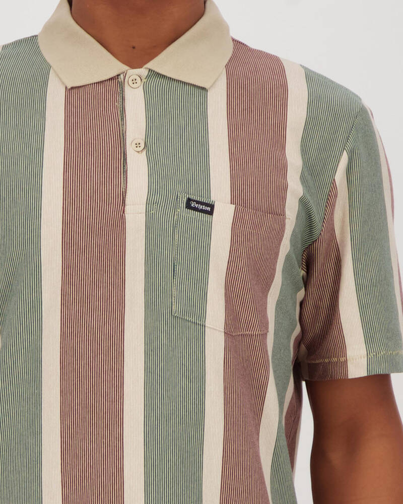 Brixton Hilt Polo Knit Shirt for Mens