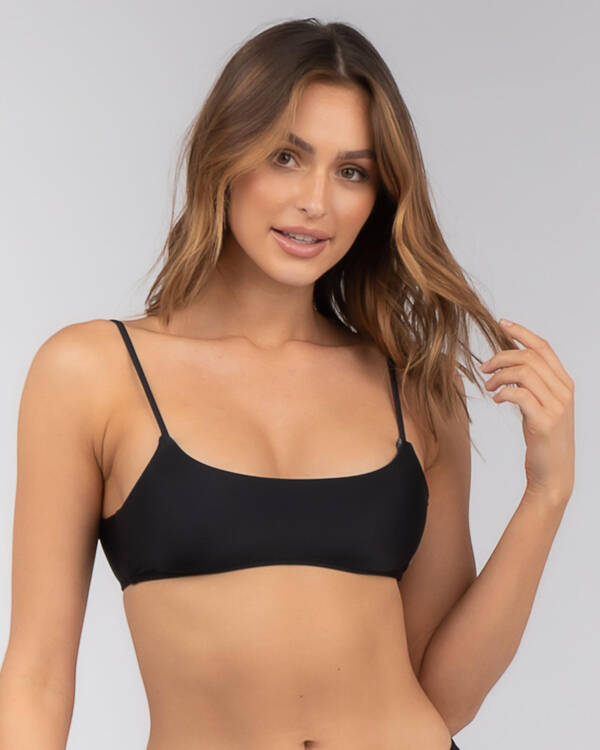 Volcom Simply Solid Bikini Top for Womens