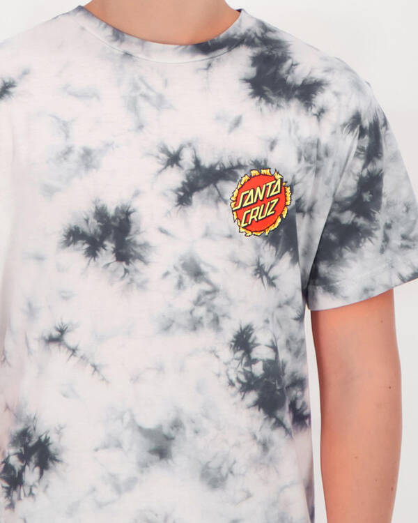 Santa Cruz Boys' Breaker Dot Tie Dye T-Shirt for Mens