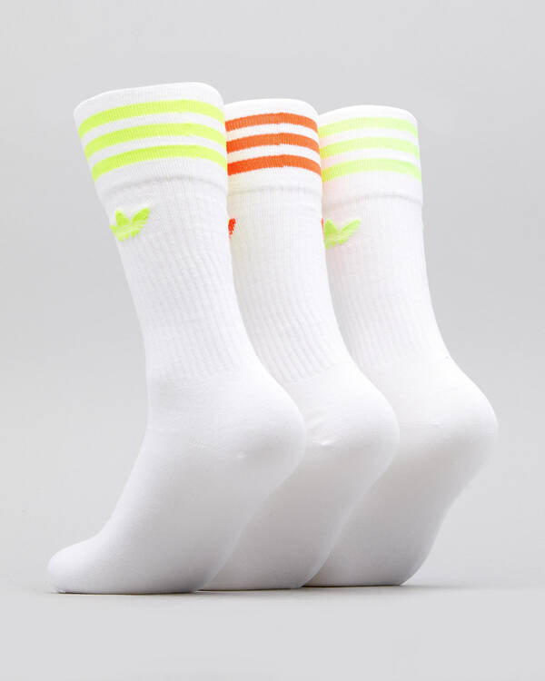 Adidas Womens Solid Crew Sock Pack for Womens