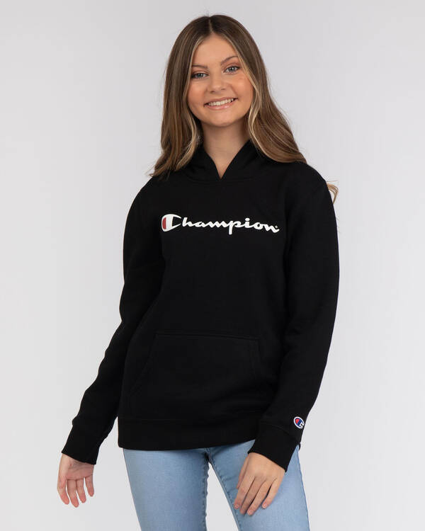 Champion Girls' Logo Hoodie for Womens