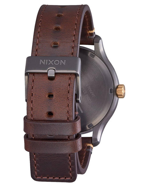 Nixon Patrol Leather Watch for Mens