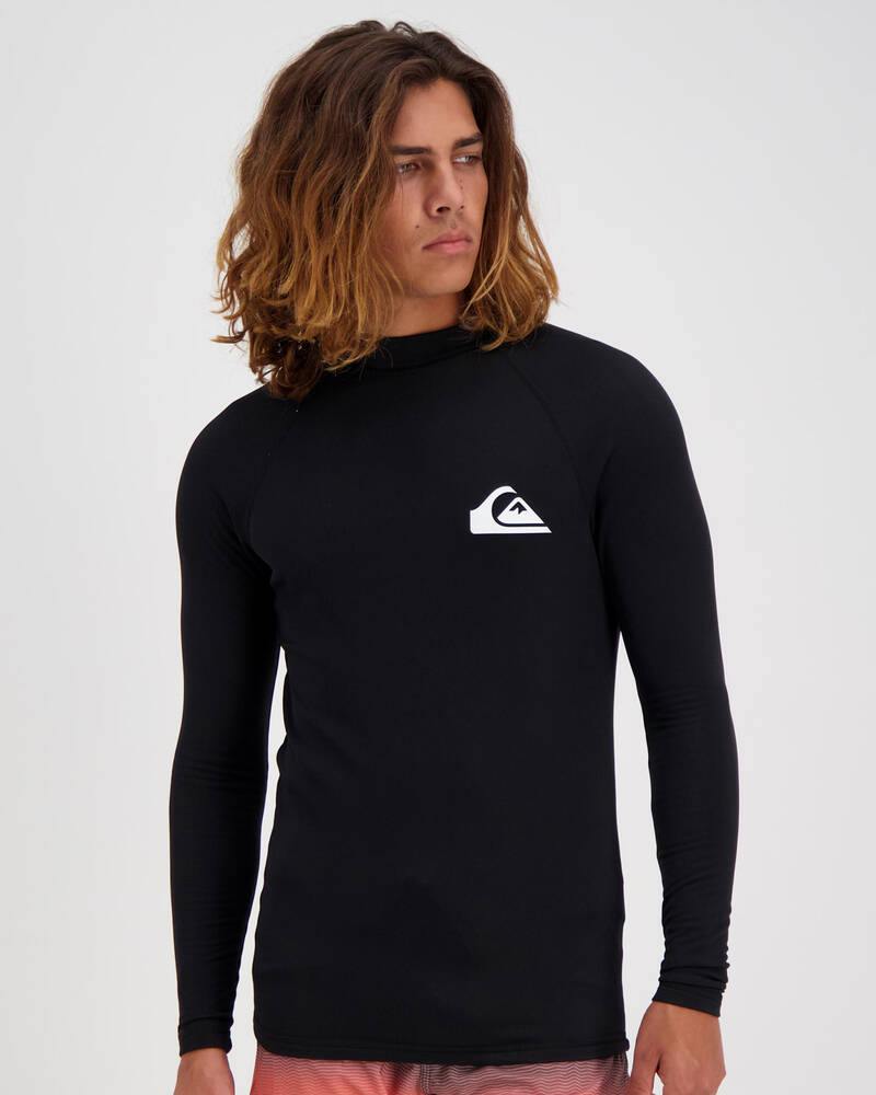 Quiksilver Heater LS Rash Vest for Mens
