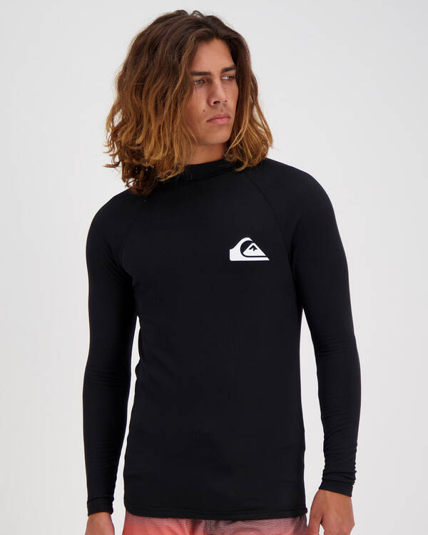 Quiksilver Heater LS Rash Vest for Mens