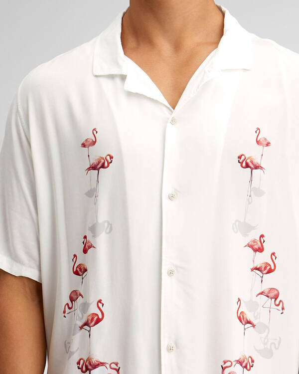Barney Cools Holiday Camp Short Sleeve Shirt for Mens