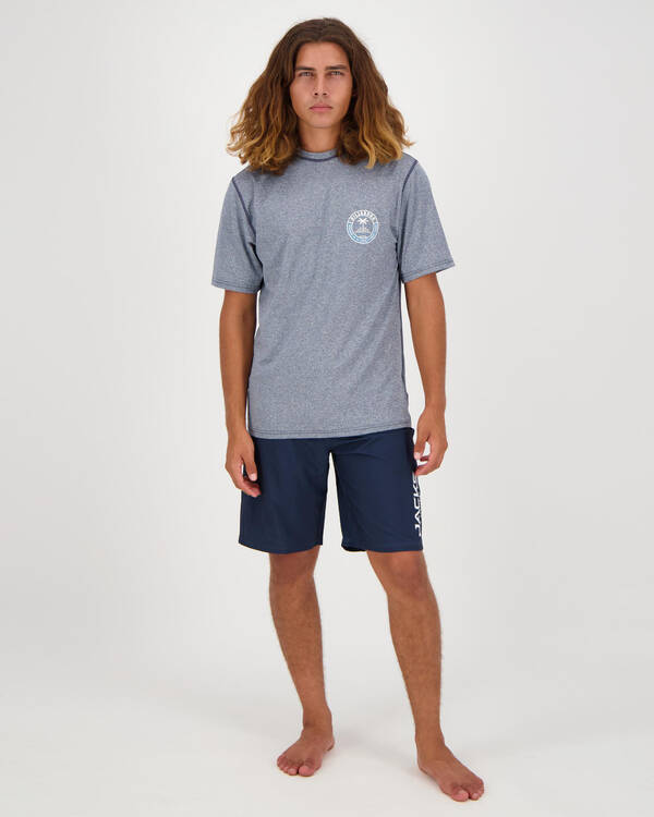 Billabong Sea Shore Short Sleeve Rash Vest for Mens