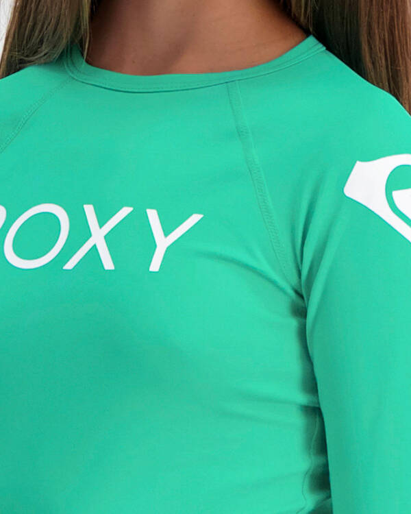 Roxy Girls Funny Waves Long Sleeve Rash Vest for Womens