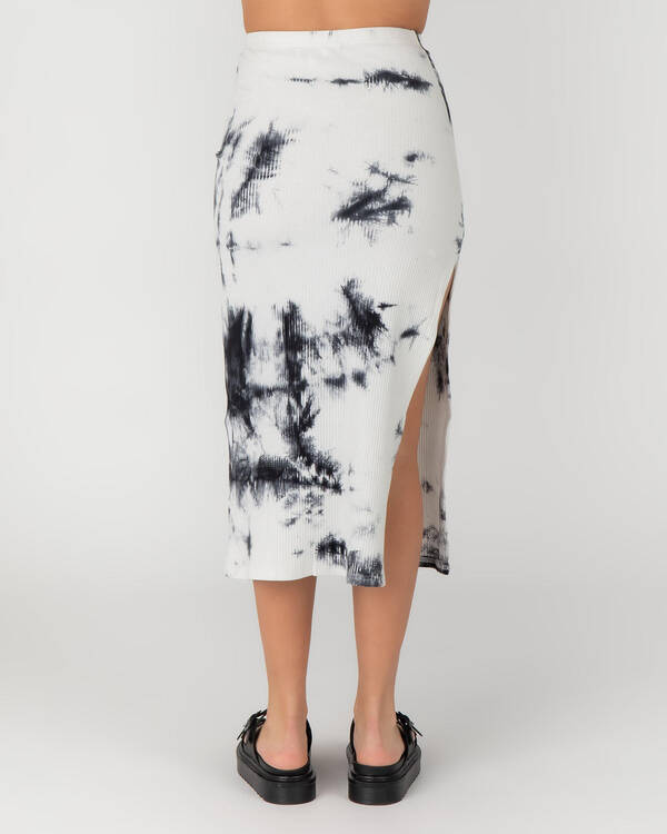 Red Berry Drifter Midi Skirt for Womens