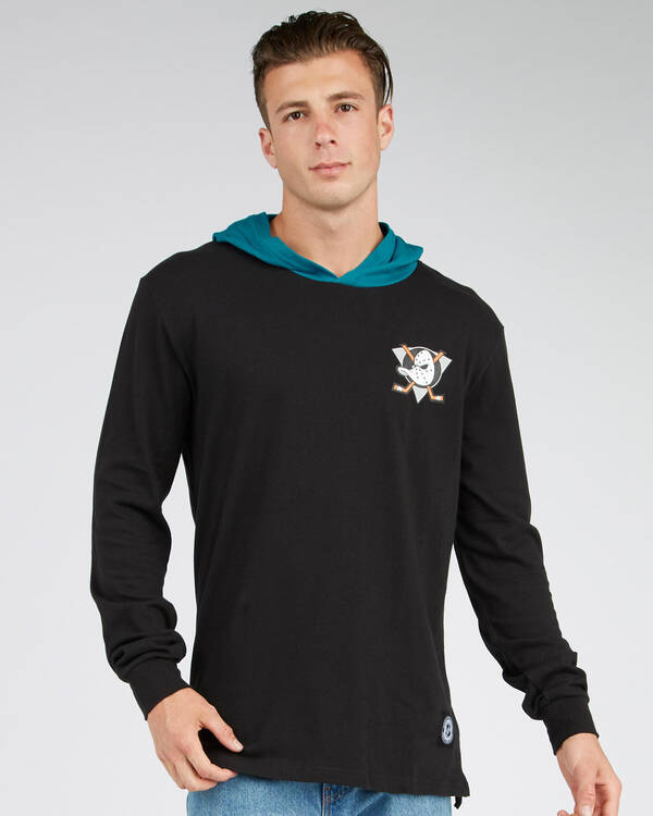 Majestic Upper Hooded Long Sleeve T-shirt for Mens