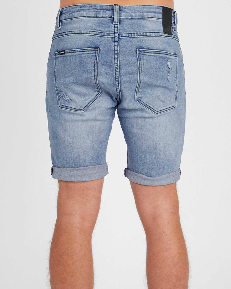 Black Palms The Skinny Denim Shorts for Mens