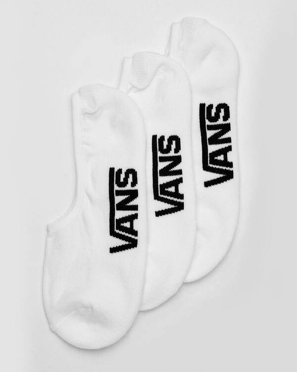 Vans Cl Super No Show Socks 3 Pack for Mens