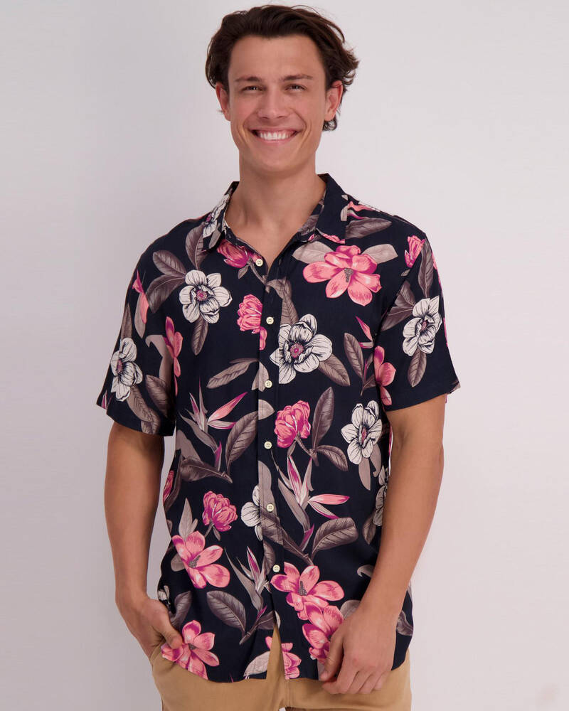 Lucid Wild Flower Short Sleeve Shirt for Mens