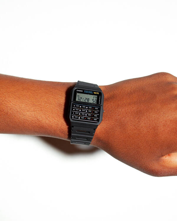 Casio CA53W-1 Calculator Watch for Mens