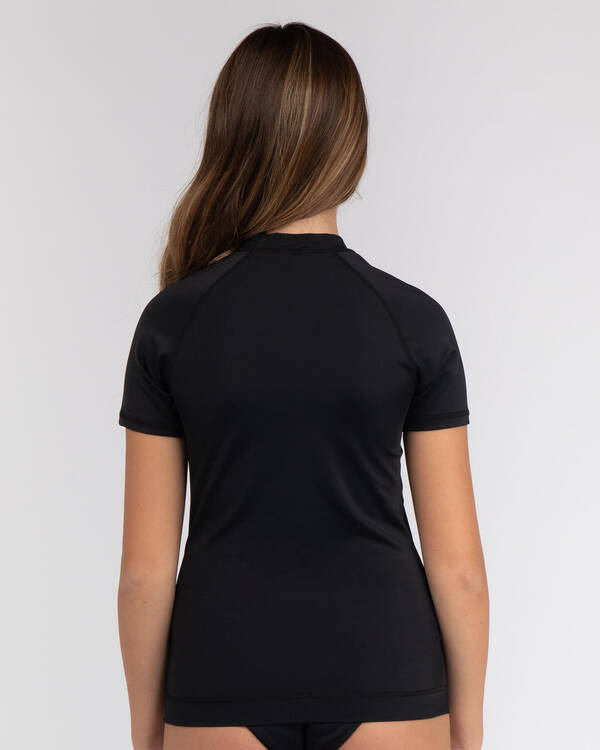 Jetpilot Girls' Corp Short Sleeve Rash Vest for Womens
