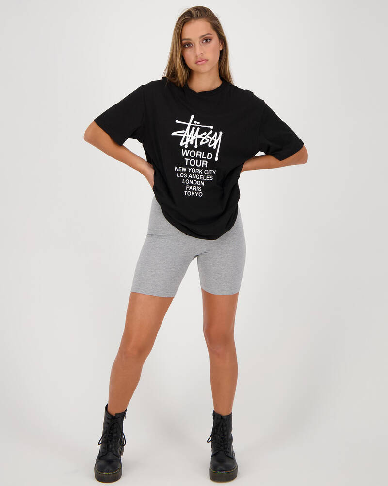 Stussy World Tour T-Shirt for Womens
