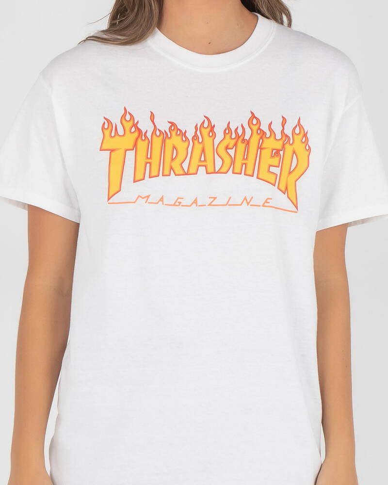 Thrasher Flame T-Shirt for Womens