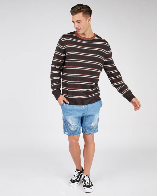 Rhythm Vintage Stripe Knit Jumper for Mens