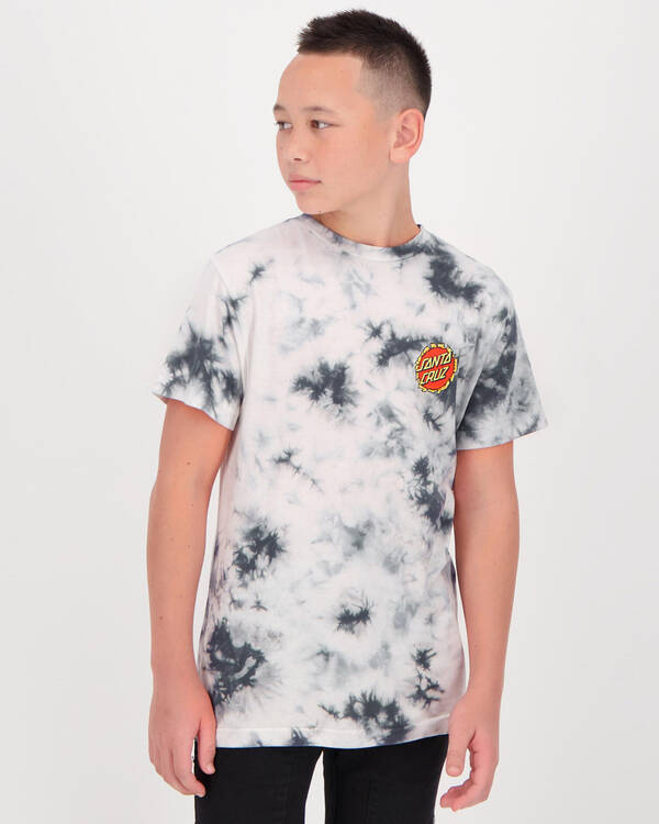 Santa Cruz Boys' Breaker Dot Tie Dye T-Shirt for Mens